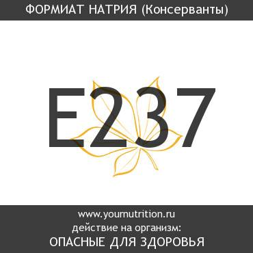 E237 Формиат натрия