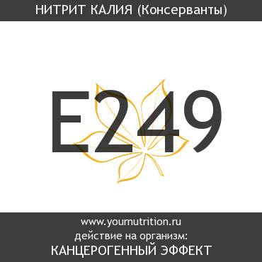 E249 Нитрит калия