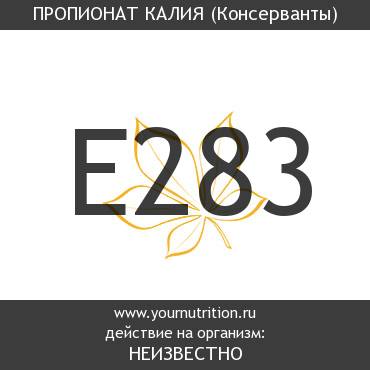 E283 Пропионат калия