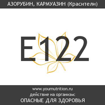 E122 Азорубин, кармуазин E122 Азорубин, кармуазин
