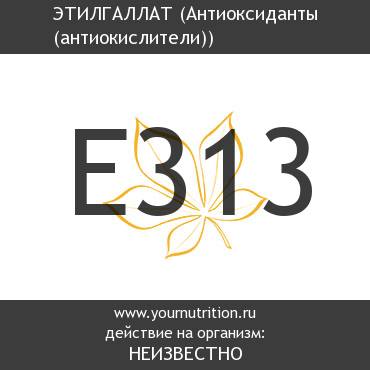E313 Этилгаллат E313 Этилгаллат