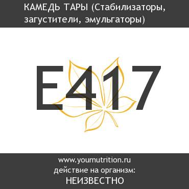 E417 Камедь тары