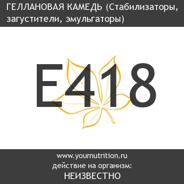 E418 Геллановая камедь