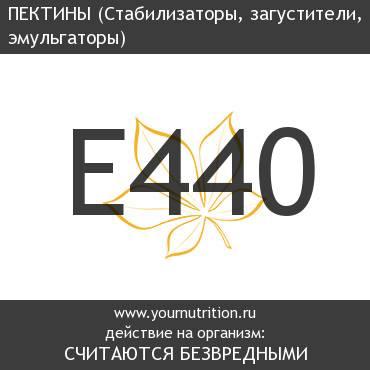 E440 Пектины