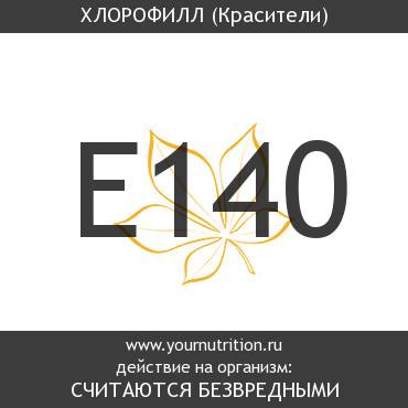 E140 Хлорофилл E140 Хлорофилл