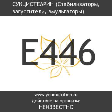 E446 Сукцистеарин E446 Сукцистеарин