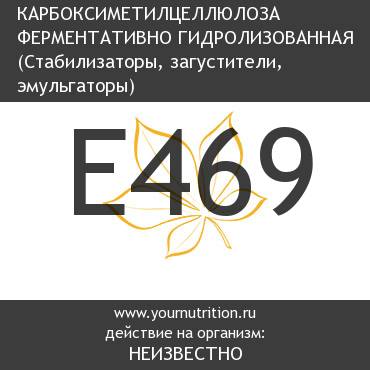 E469 Карбоксиметилцеллюлоза ферментативно гидролизованная