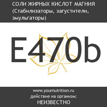 E470b Соли жирных кислот магния E470b Соли жирных кислот магния