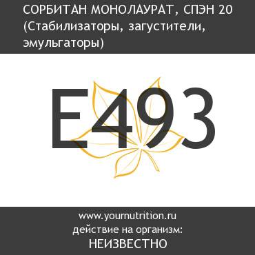 E493 Сорбитан монолаурат, СПЭН 20