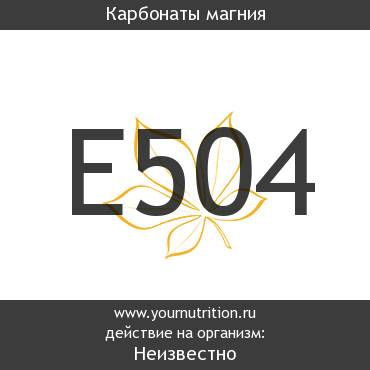 E504 Карбонаты магния E504 Карбонаты магния
