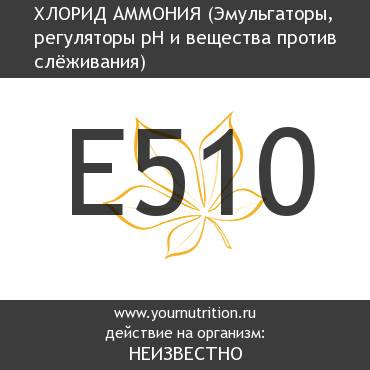 E510 Хлорид аммония
