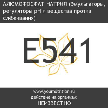 E541 Алюмофосфат натрия