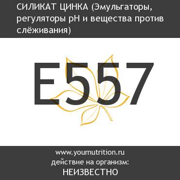 E557 Силикат цинка