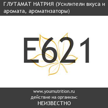 E621 Глутамат натрия E621 Глутамат натрия