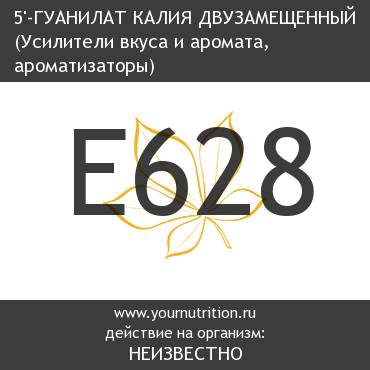 E628 5'-Гуанилат калия двузамещенный