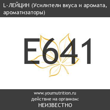 E641 L-лейцин E641 L-лейцин