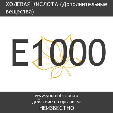 E1000 Холевая кислота