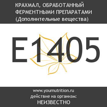 E1405 Крахмал, обработанный ферментными препаратами E1405 Крахмал, обработанный ферментными препаратами