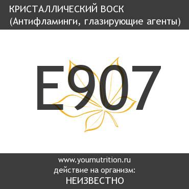 E907 Кристаллический воск