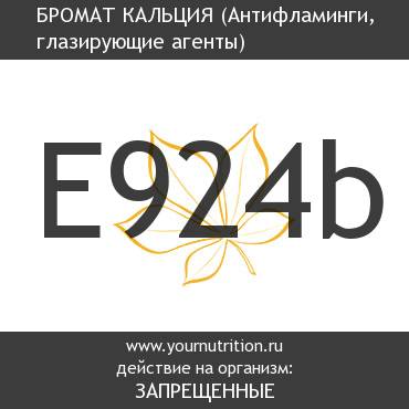 E924b Бромат кальция