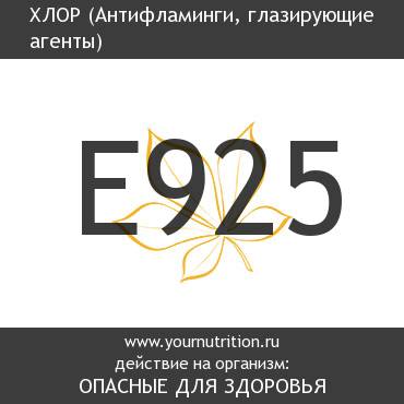 E925 Хлор
