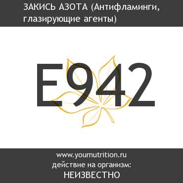 E942 Закись азота