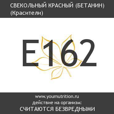E162 Свекольный красный (бетанин)