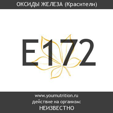 E172 Оксиды железа