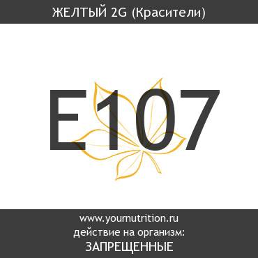 E107 Желтый 2G