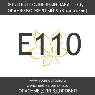 E110 Жёлтый Солнечный закат FCF, оранжево-жёлтый S