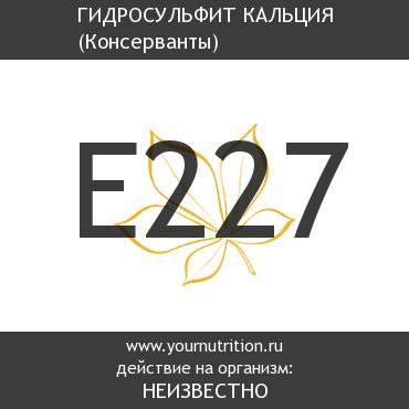 E227 Гидросульфит кальция