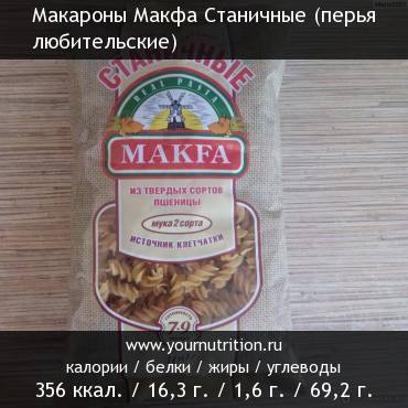 Макароны Макфа Станичные (перья любительские)