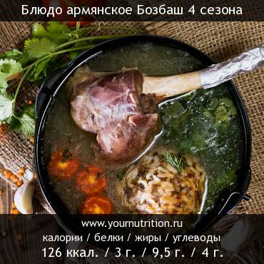 Блюдо армянское Бозбаш 4 сезона