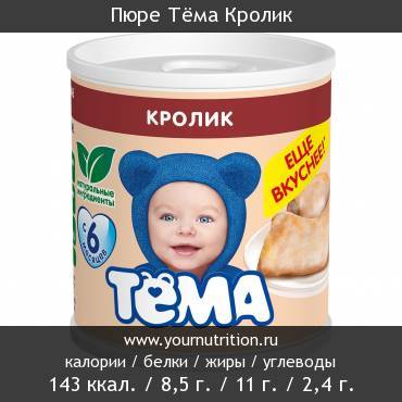 Пюре Тёма Кролик