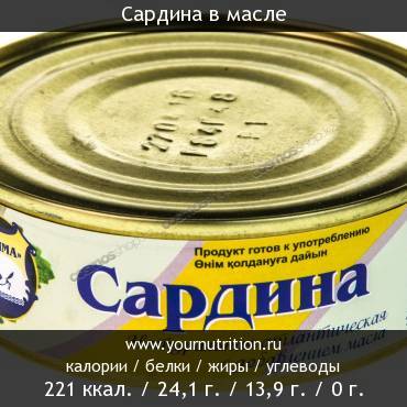 Сардина в масле