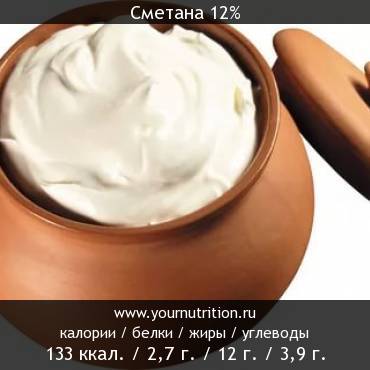 Сметана 12%