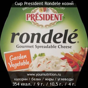 Сыр President Rondele козий