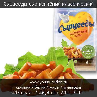 Сырцееды сыр копчёный классический