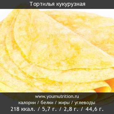 Тортилья кукурузная