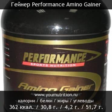 Гейнер Performance Amino Gainer