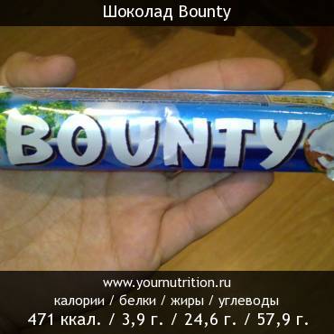 Шоколад Bounty