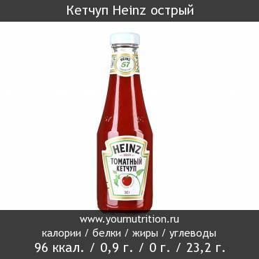 Кетчуп Heinz острый