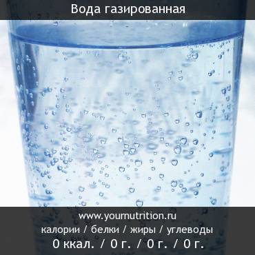 Вода газированная