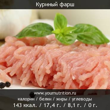 Куриный фарш