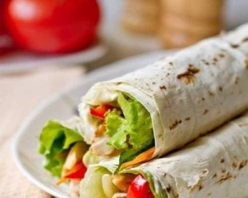 Ролл Из Лаваша С Курицей И Овощами - Рецепт С Рачетом Калорийности И Бжу