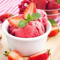 Творожно-ягодное мороженое
