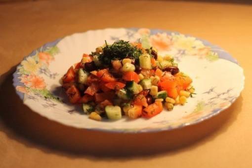 Вкусный Овощной Салат Рецепт С Фото