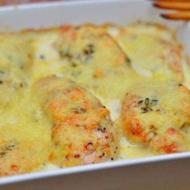 Куриное филе в сливочном соусе
