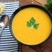 Крем-суп с цветной капустой и морковью