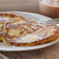 Диетические панкейки с бананом